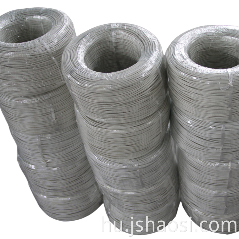 Silicone rubber wire
